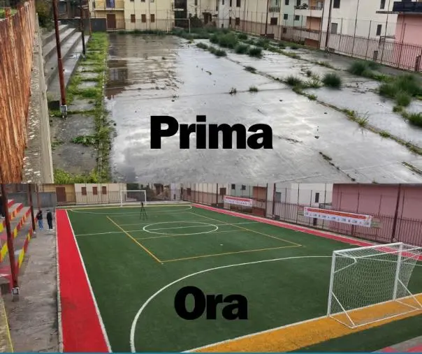 images Campo Scuola Galati quartiere Gagliano. Capellupo: “Recuperato uno spazio abbandonato da decenni” 