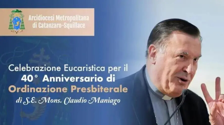 images 40 anni di ordinazione per il Vescovo Maniago, domani la celebrazione a Squillace
