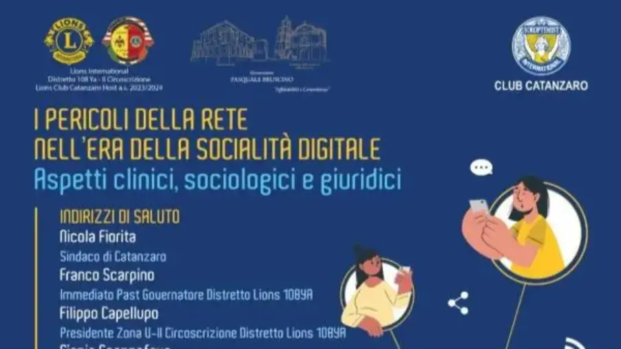 I pericoli della rete, sabato un convegno organizzato da Lions e Soroptimist a Catanzaro images I pericoli della rete, sabato un convegno organizzato da Lions e Soroptimist a Catanzaro