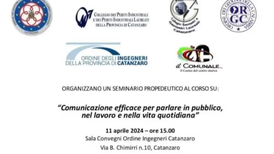 Catanzaro, strategie comunicative e leadership: incontro all'Ordine degli Ingegneri images Catanzaro, strategie comunicative e leadership: incontro all'Ordine degli Ingegneri