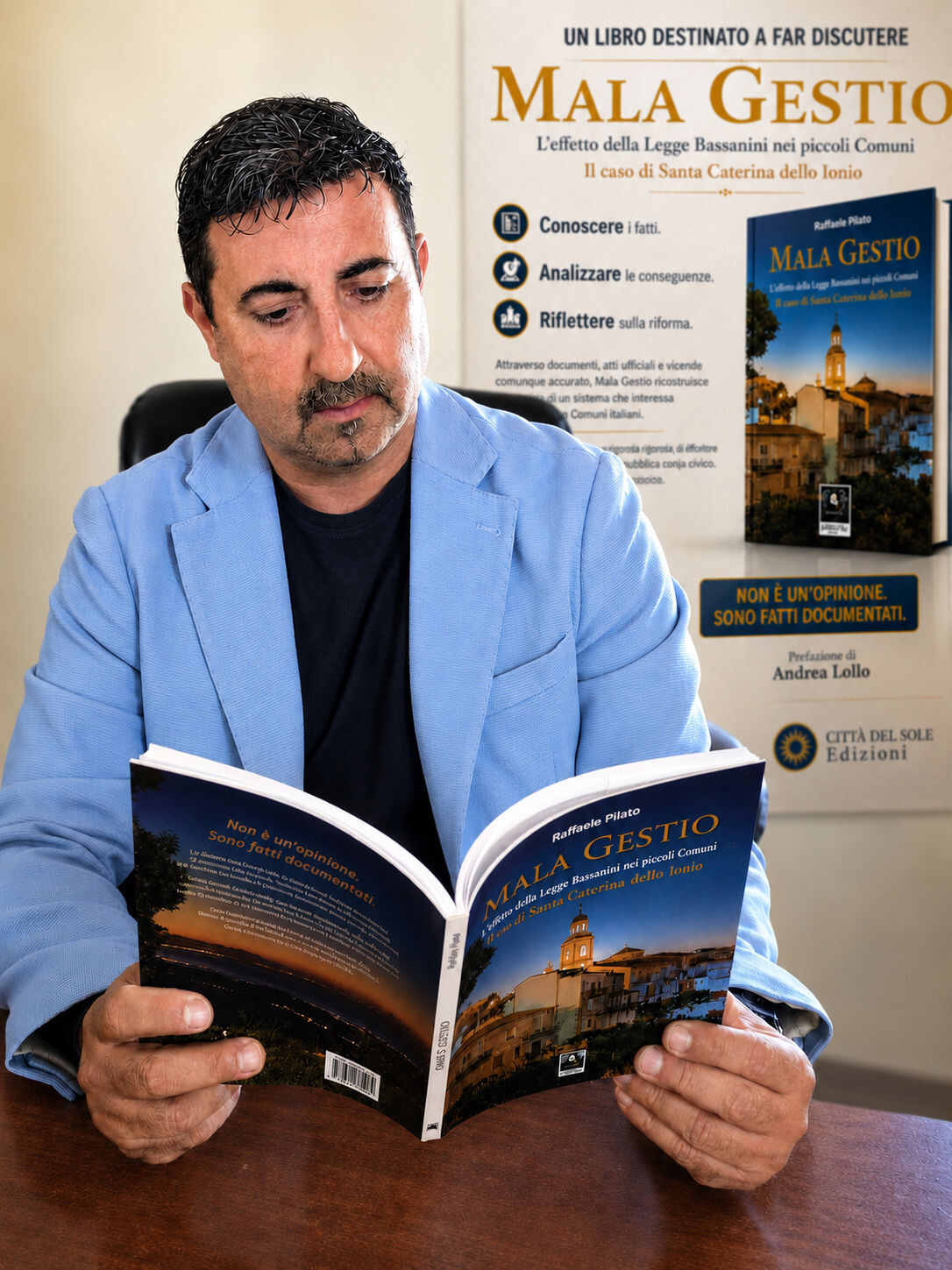 images Gli effetti della legge Bassanini nei piccoli Comuni: pubblicato il saggio Mala Gestio di Raffaele Pilato