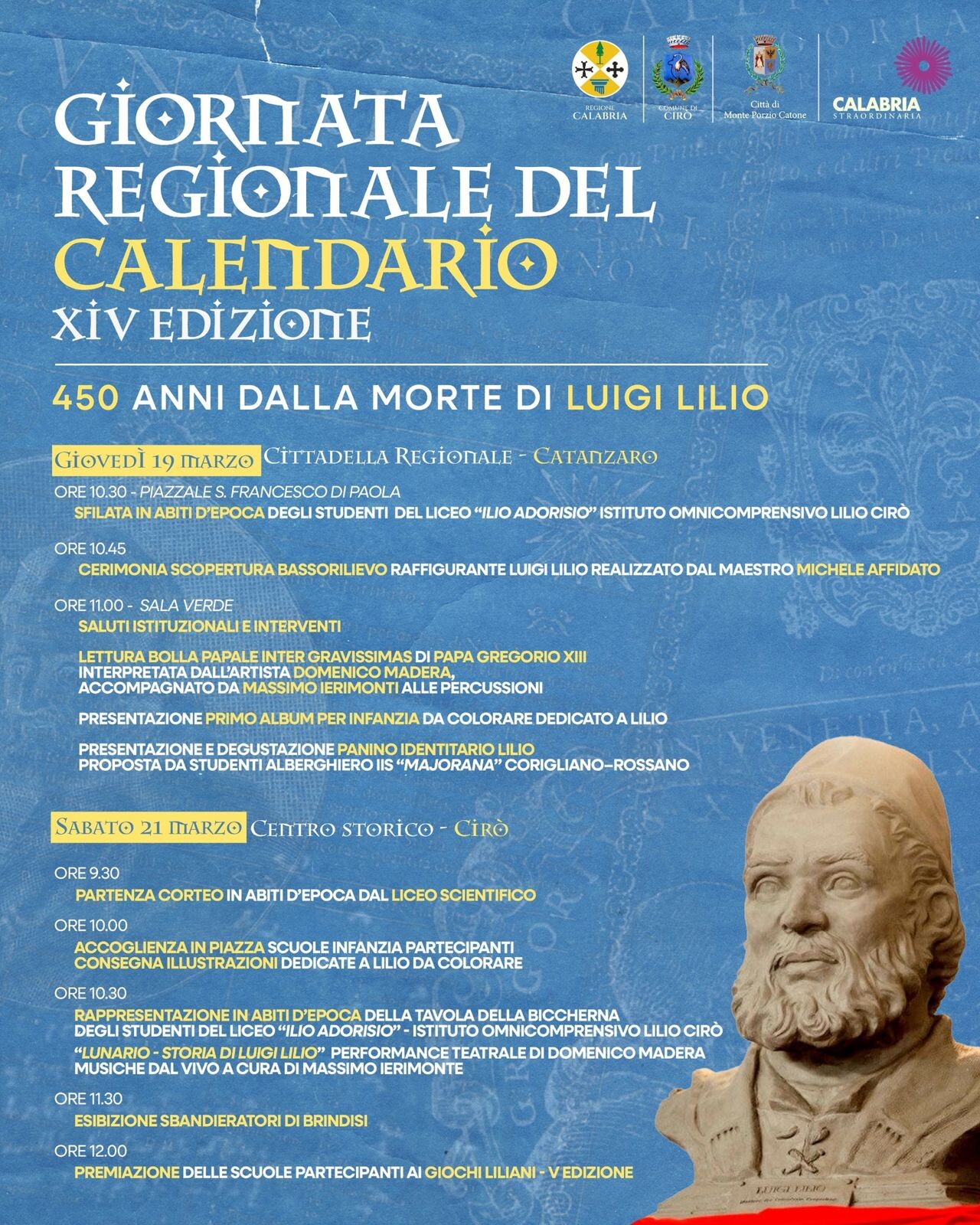 images Un matematico di Cirò creò il calendario Gregoriano: la Regione lo ricorda con una cerimonia in Cittadella