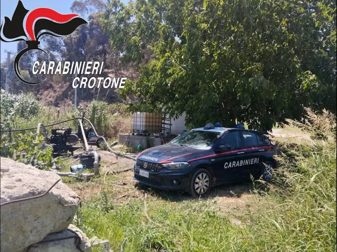 images Allacci abusivi per la fornitura dell'acqua, deferite due persone nel Crotonese&nbsp;