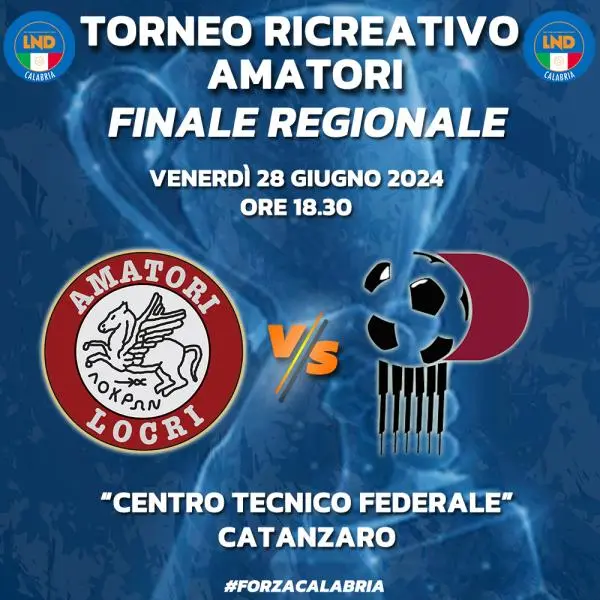 images Torneo Ricreativo Amatori, la finale regionale a Catanzaro tra Calcio Locri e San Pietro 2010 