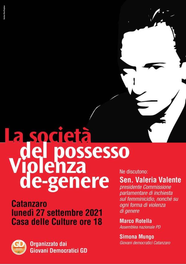 “La società del possesso. Violenza de-genere”: la presentazione lunedì alla Casa delle Culture di Catanzaro con Fabio Guerriero images “La società del possesso. Violenza de-genere”: la presentazione lunedì alla Casa delle Culture di Catanzaro con Fabio Guerriero