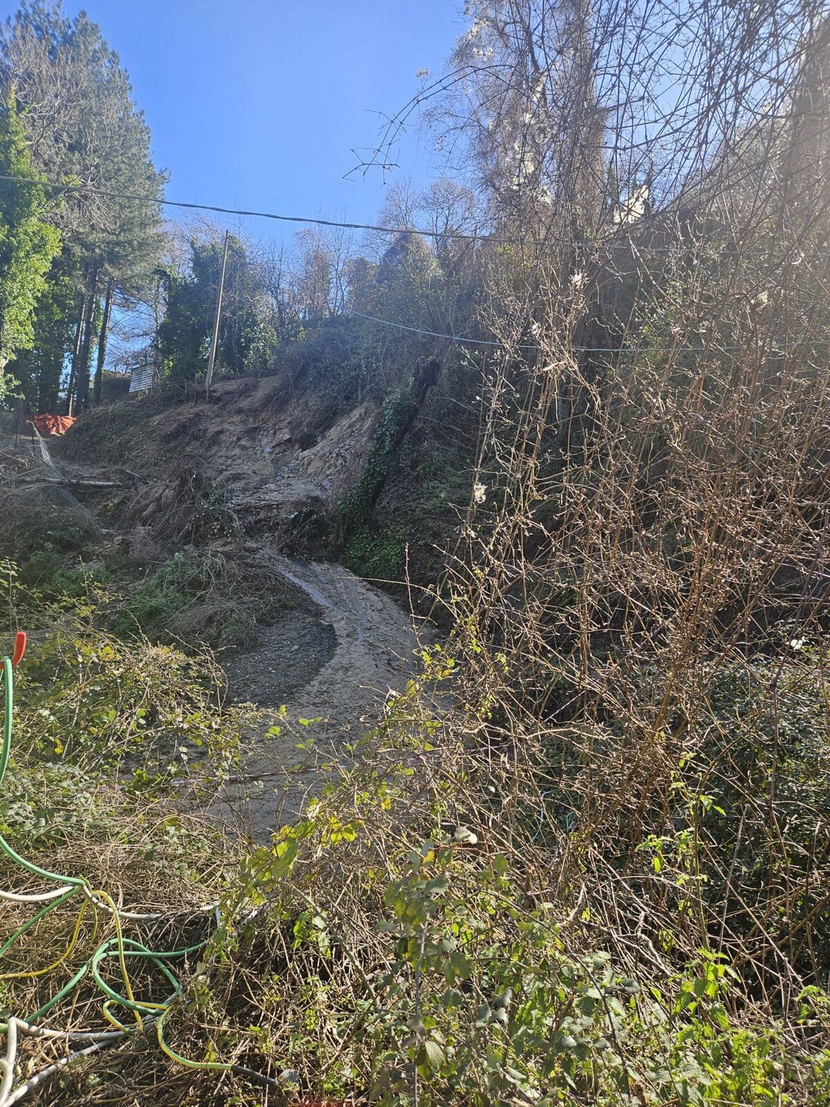 images Frana a Visconte nel comune di Gimigliano: due anziani isolati e in difficoltà. L'appello della sindaca Moschella 
