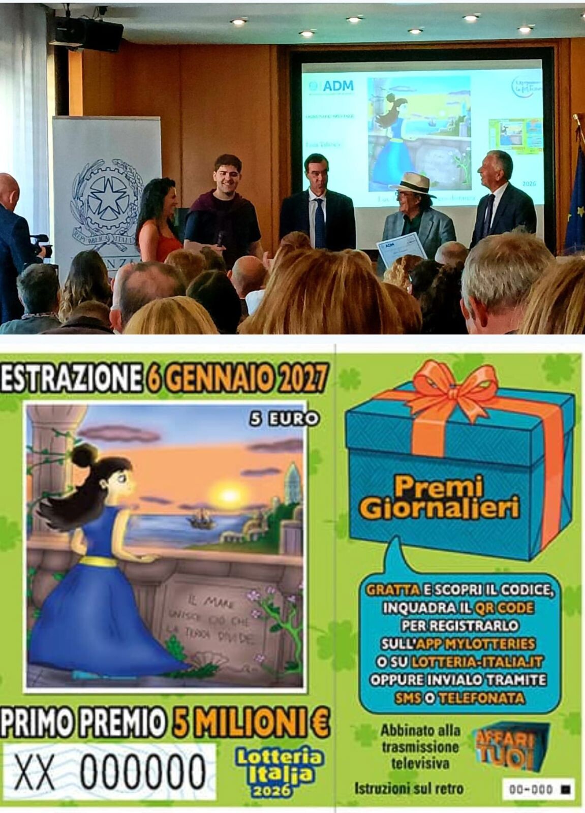 Luca Talarico, "firma" i biglietti della Lotteria Italia 2026 e fa il bis. Un talento che inorgoglisce la Calabria e la "sua" Cicala images Luca Talarico, "firma" i biglietti della Lotteria Italia 2026 e fa il bis. Un talento che inorgoglisce la Calabria e la "sua" Cicala