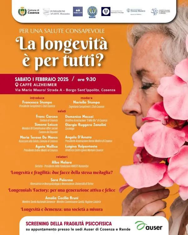 images Gli anziani, un’importante risorsa per la nostra società: a Cosenza il convegno sabato 1 febbraio