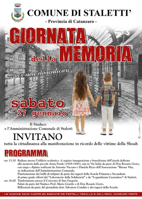images Giornata della memoria, Stalettì celebra il ricordo con i ragazzi delle scuole
