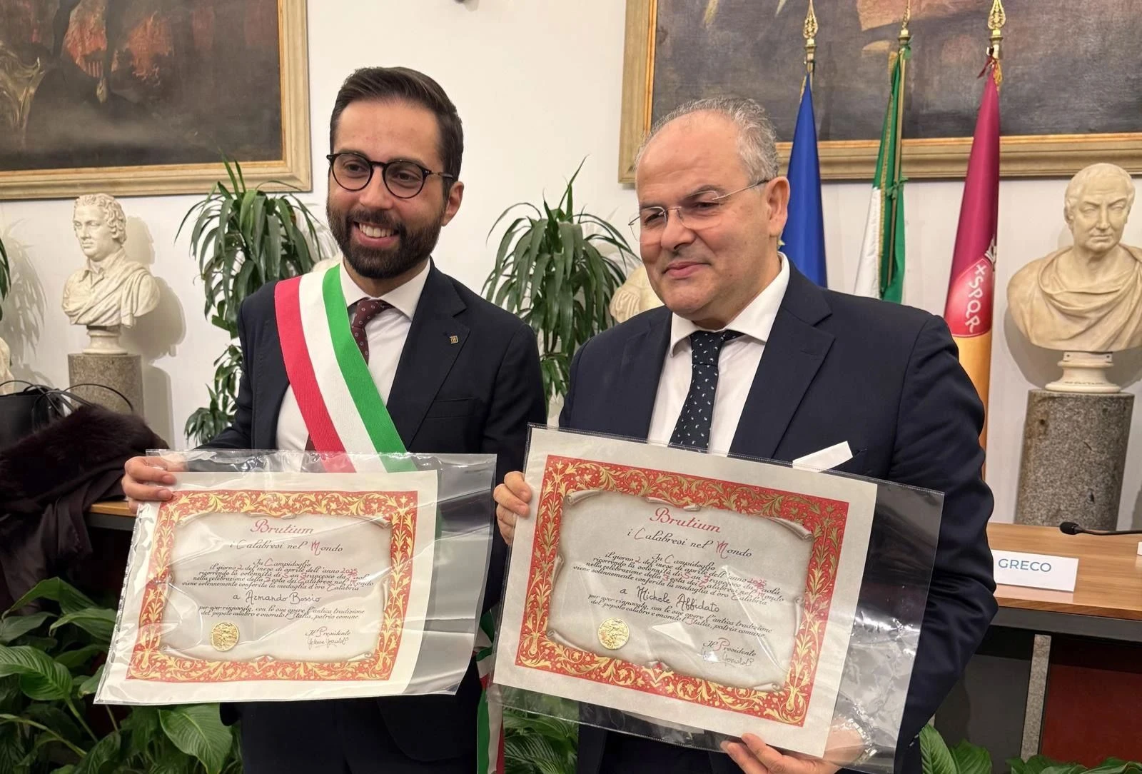 Cleto accoglie “l’orafo dei Papi” Michele Affidato