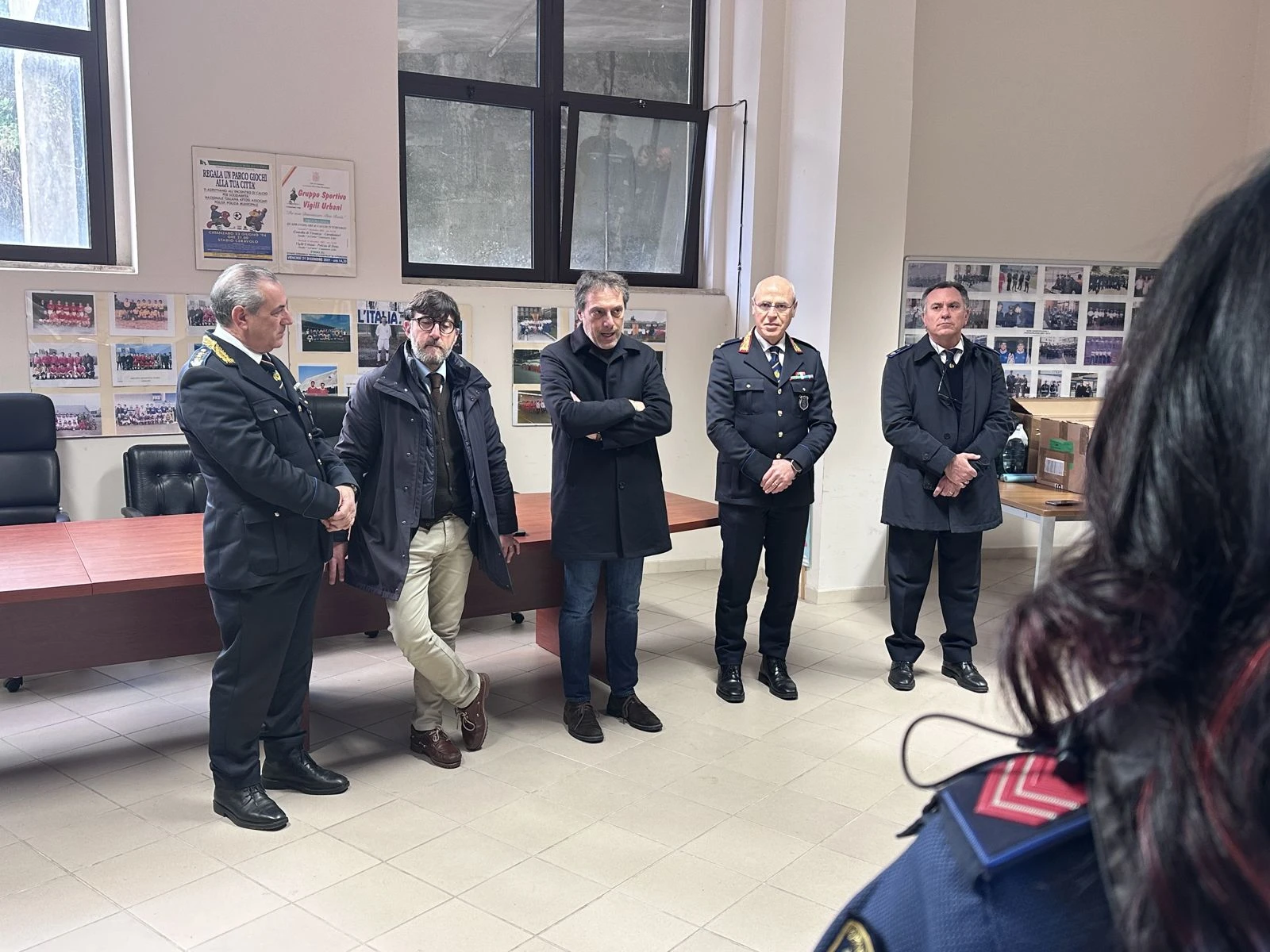 Catanzaro, Fiorita incontra il Comando della Polizia Locale dopo il ciclone Harry: "Grazie per il vostro straordinario impegno"