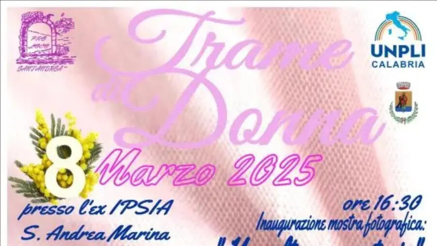 images "Trama di Donna", a Sant'Andrea l'8 marzo l'evento della Proloco