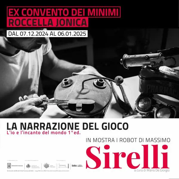 “La Narrazione del gioco. L’Io e l’incanto del Mondo”: i Robot di Massimo Sirelli in mostra a Roccella Jonica images “La Narrazione del gioco. L’Io e l’incanto del Mondo”: i Robot di Massimo Sirelli in mostra a Roccella Jonica
