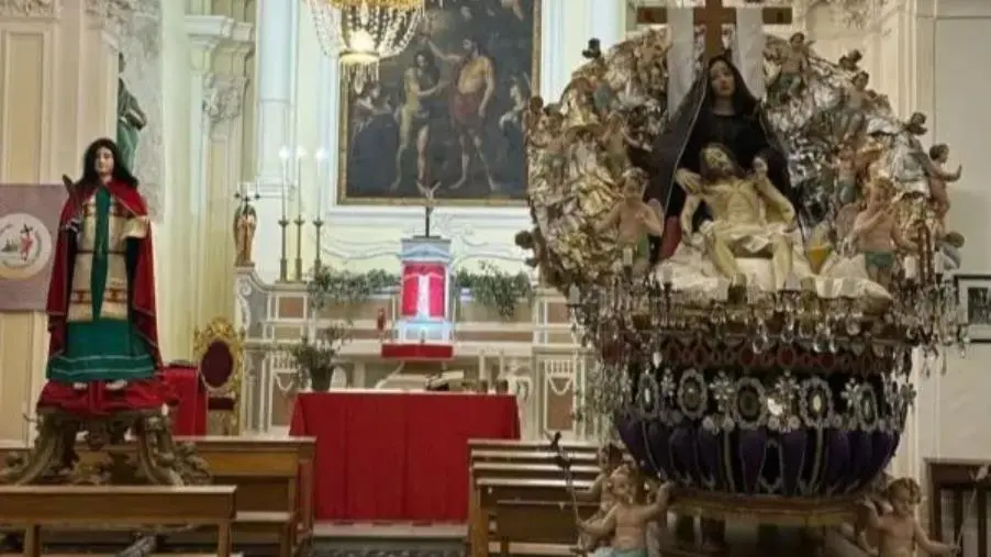 images Cropani, tutto pronto per la tradizionale "Naca" del Venerdì santo