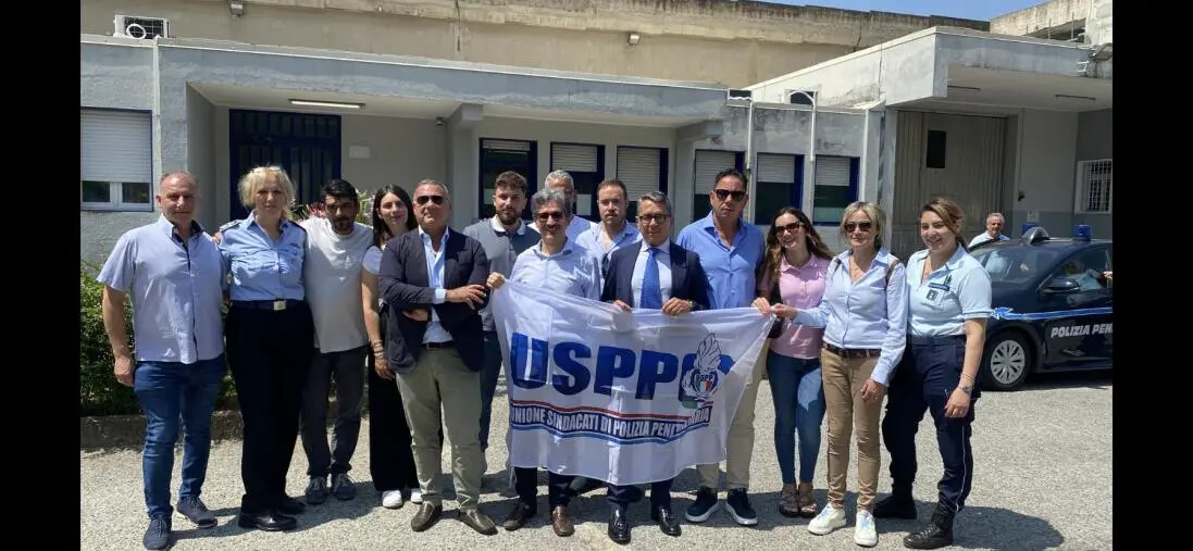 images Carcere Catanzaro: il presidente nazionale USPP, Moretti, in visita all’Istituto 
