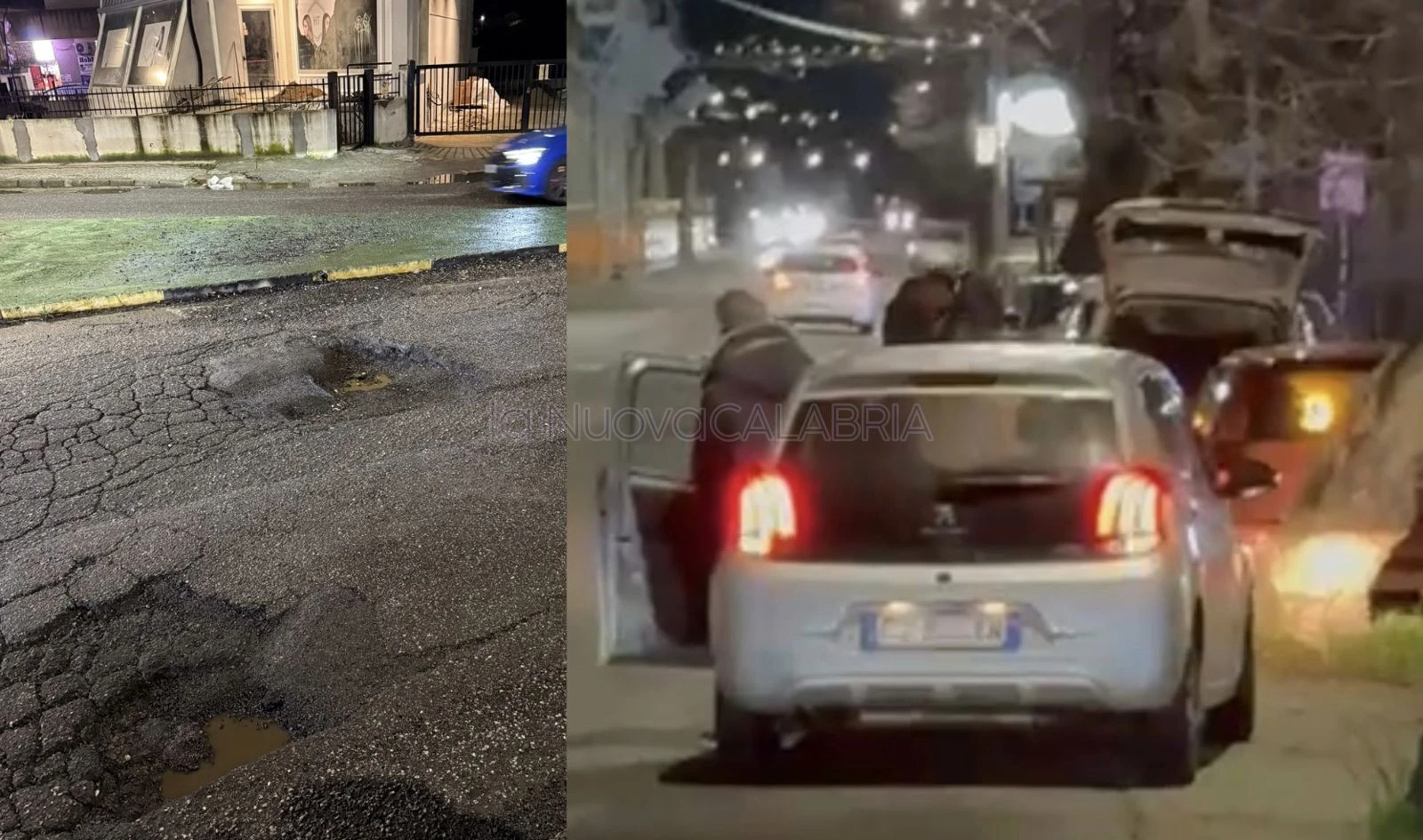 Strade groviera a Catanzaro: nel quartiere Santa Maria sette auto danneggiate in pochi minuti