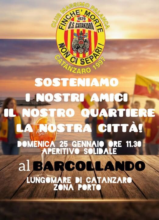 images Danni ciclone Harry, l'iniziativa di solidarietà del Catanzaro Club Massimo Palanca 1997