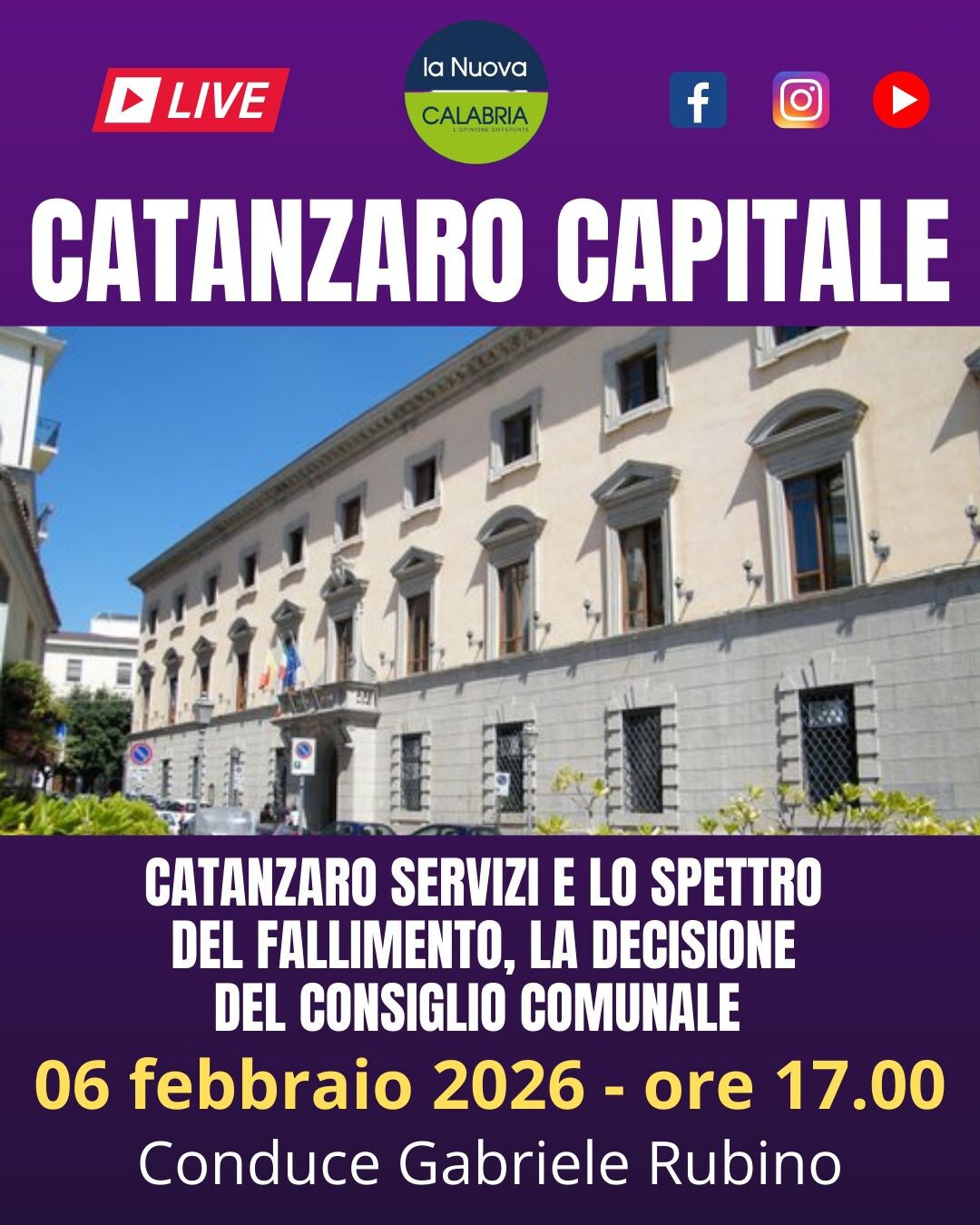 Catanzaro Capitale, lo spettro del ribaltone e i guai della partecipata (DIRETTA ALLE 17) images Catanzaro Capitale, lo spettro del ribaltone e i guai della partecipata (DIRETTA ALLE 17)