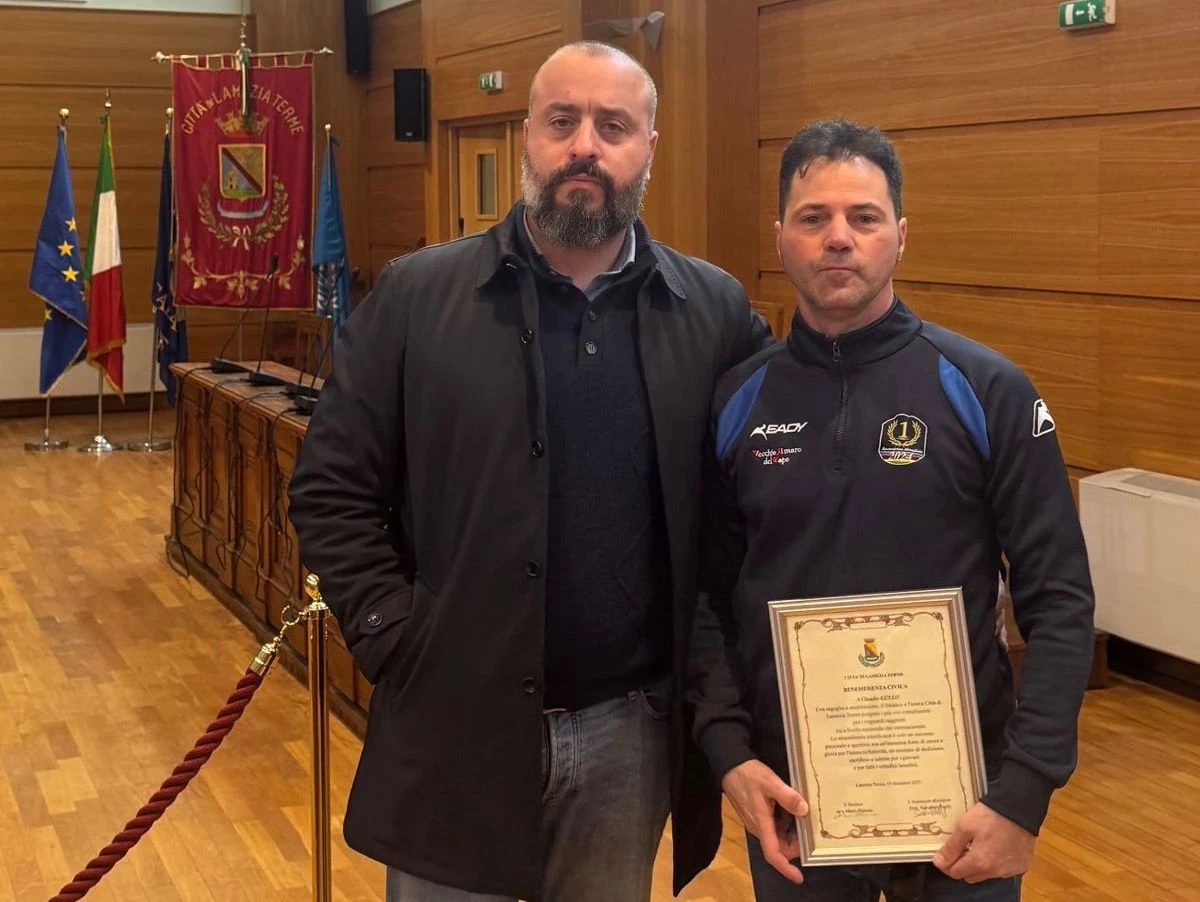 Lamezia, Mimmo Gianturco celebra Claudio Gullo: “La Medaglia d’Oro CONI è un orgoglio per tutti noi”