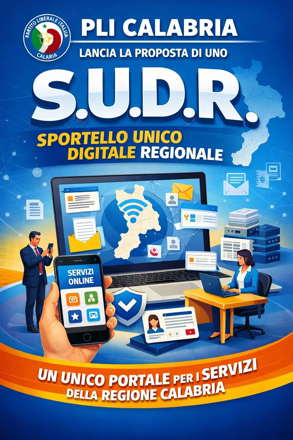 Liberali Calabria: "Basta burocrazia, nasce lo Sportello Unico Digitale Regionale per aprire un’attività in 10 giorni"