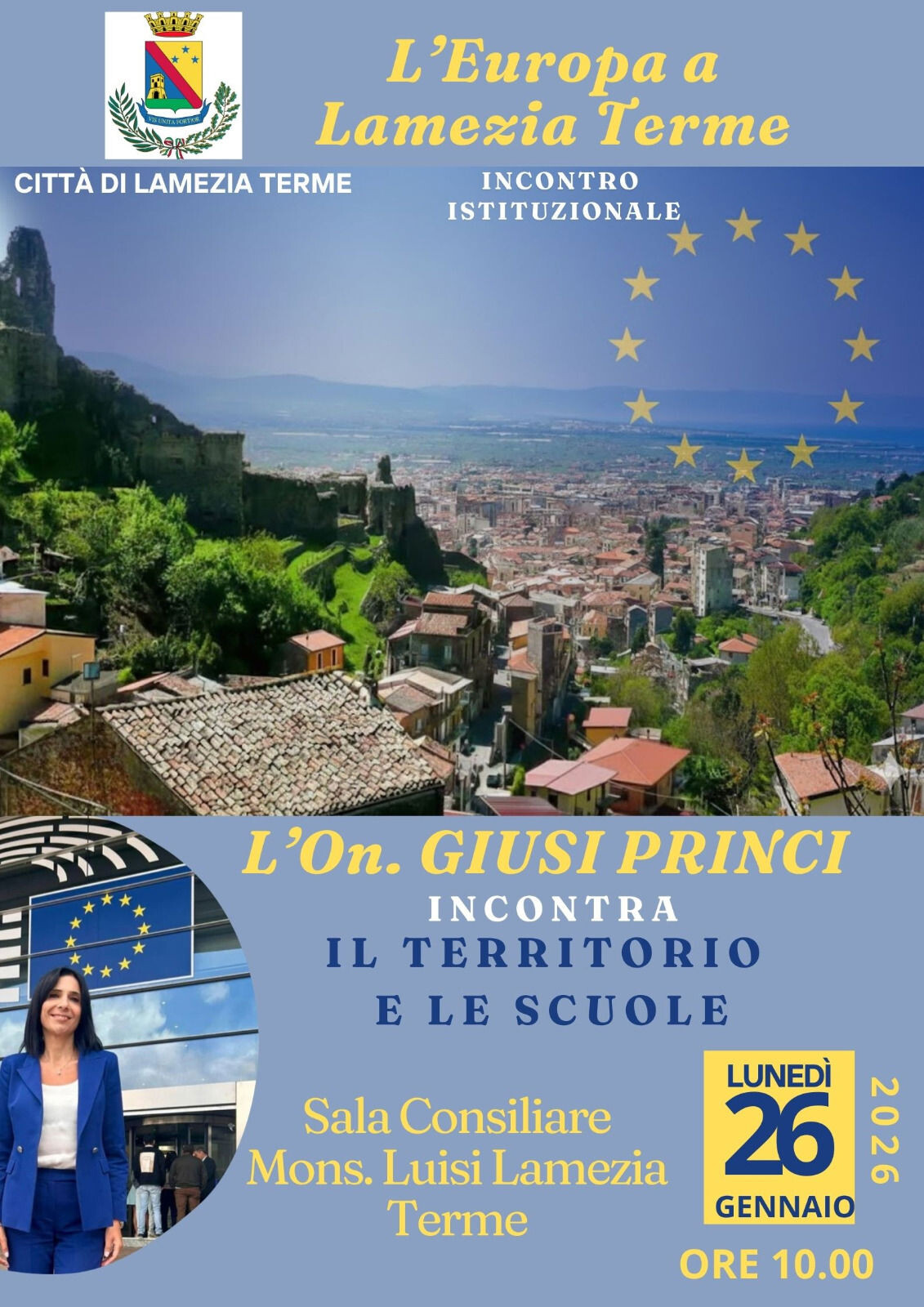 images Domani a Lamezia la visita dell’eurodeputata Giusi Princi, De Biase: “Occasione da non perdere”
