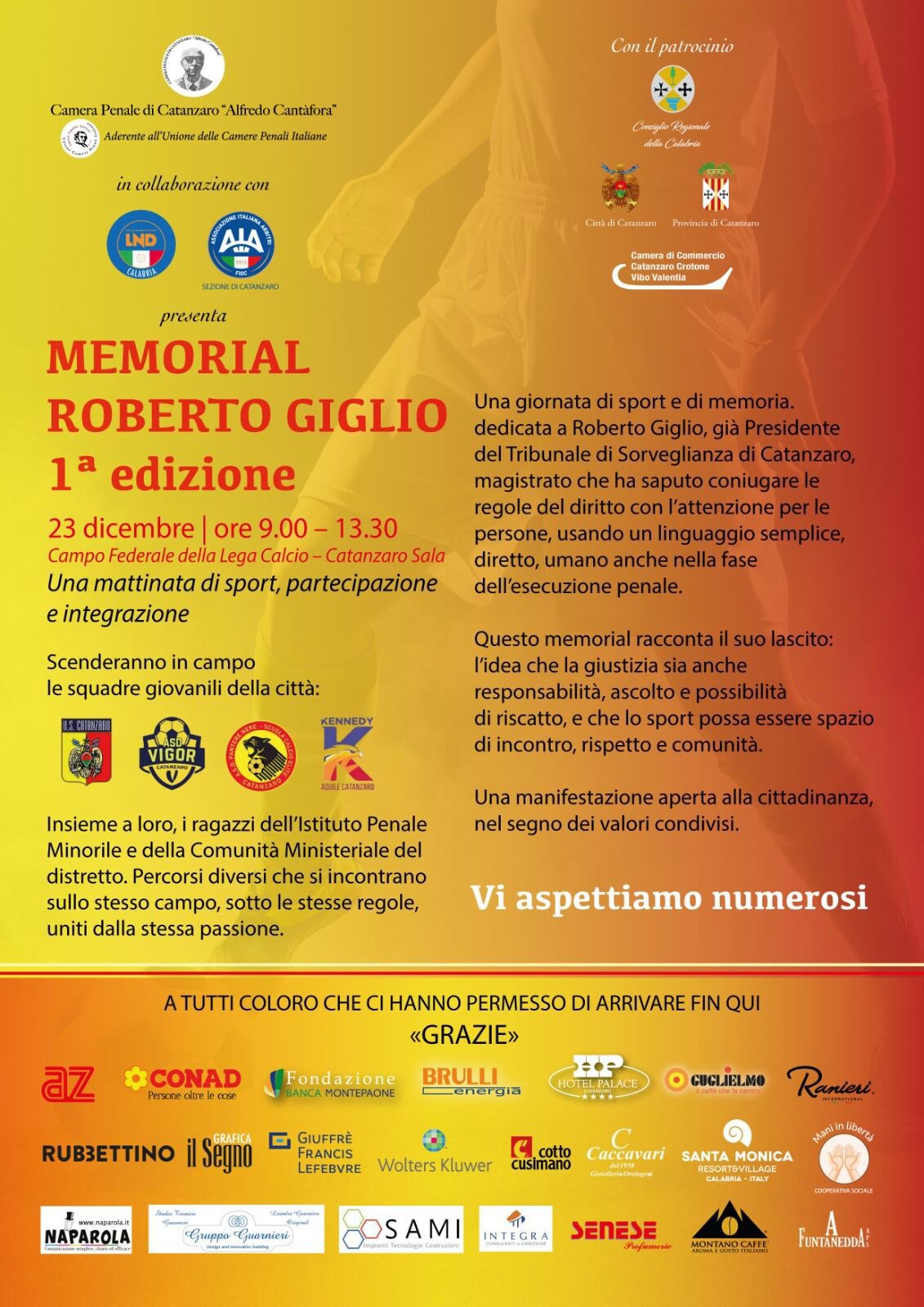 images A Catanzaro la prima edizione del Memorial Roberto Giglio