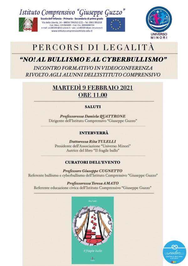 images Bullismo. Ieri convegno al Comprensivo di Tiriolo con la giurista Tulelli 