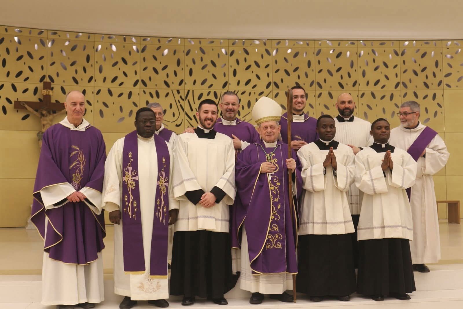 images Al Santuario di Santa Domenica di Placanica l'ammissione all’Ordine Sacro di alcuni seminaristi 