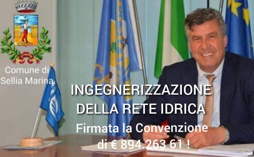 Sellia Marina. Ingegnerizzazione reti idriche: firmata la convenzione da 900 mila euro images Sellia Marina. Ingegnerizzazione reti idriche: firmata la convenzione da 900 mila euro