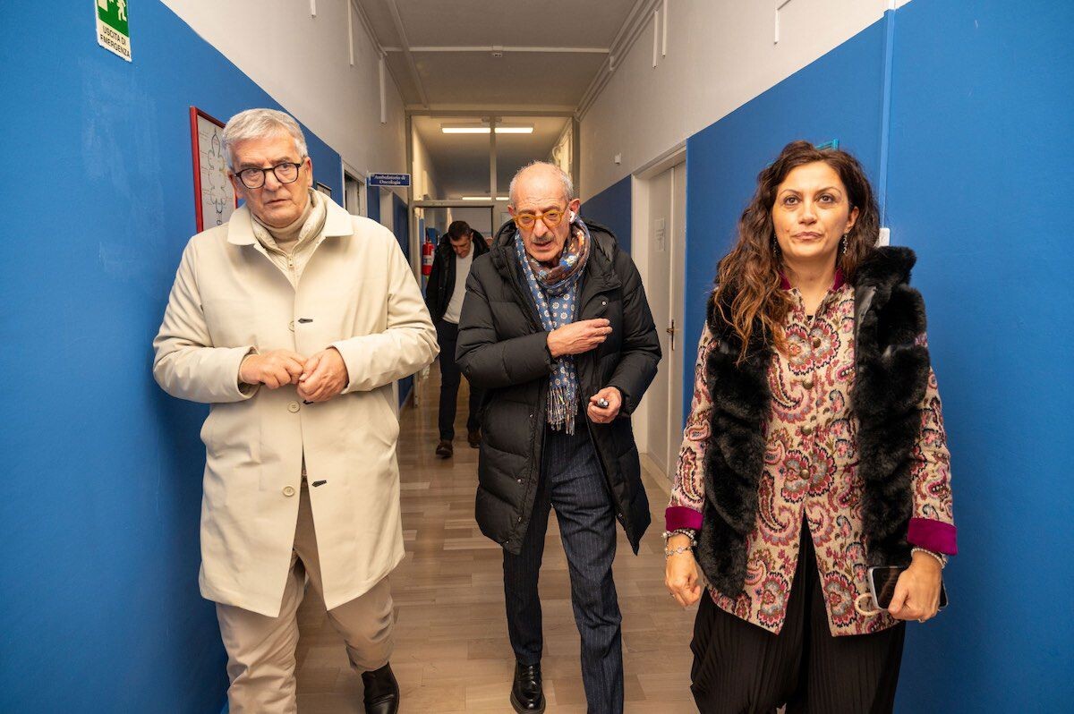 images Rosaria Succurro in visita all’ospedale di San Giovanni in Fiore con i vertici dell’Asp di Cosenza