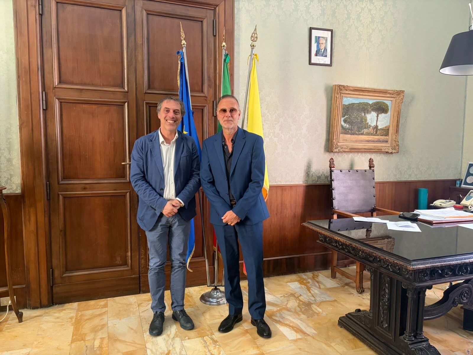 images Catanzaro, il sindaco accoglie a Palazzo De Nobili il nuovo presidente del Tribunale  
