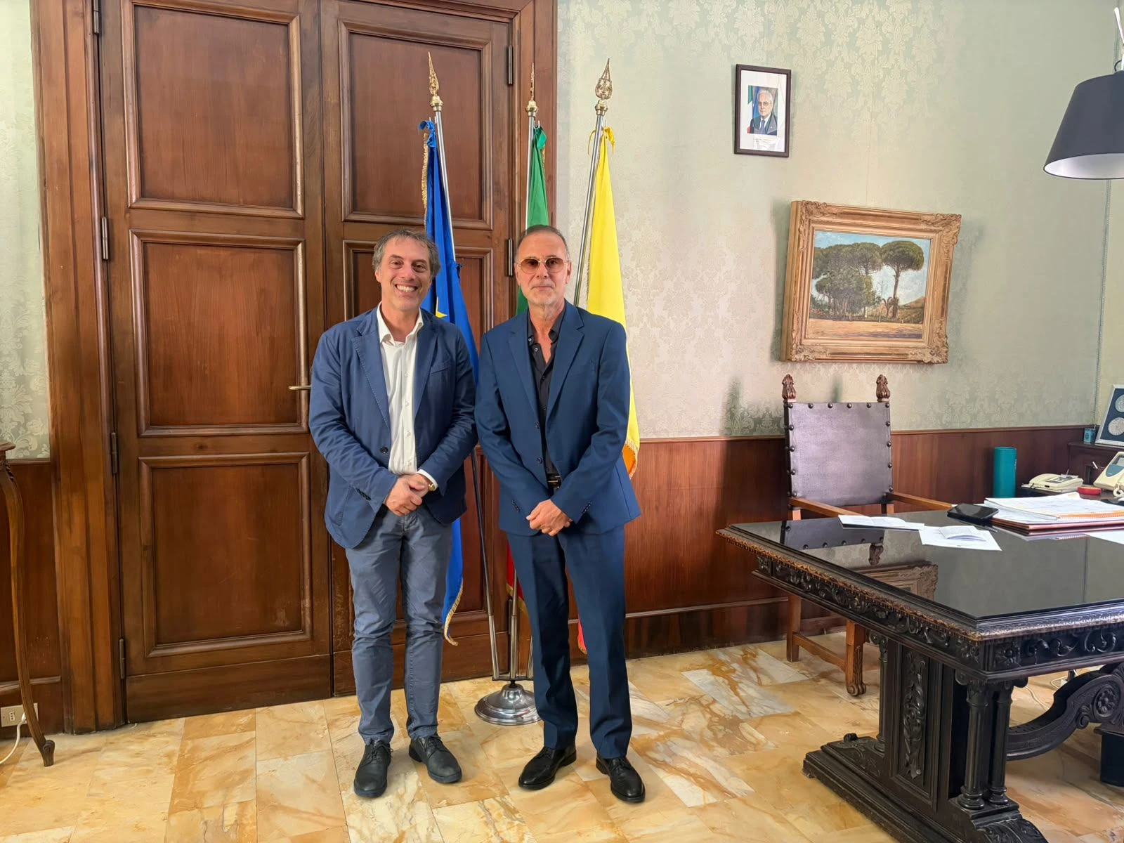 Catanzaro, il sindaco accoglie a Palazzo De Nobili il nuovo presidente del Tribunale  