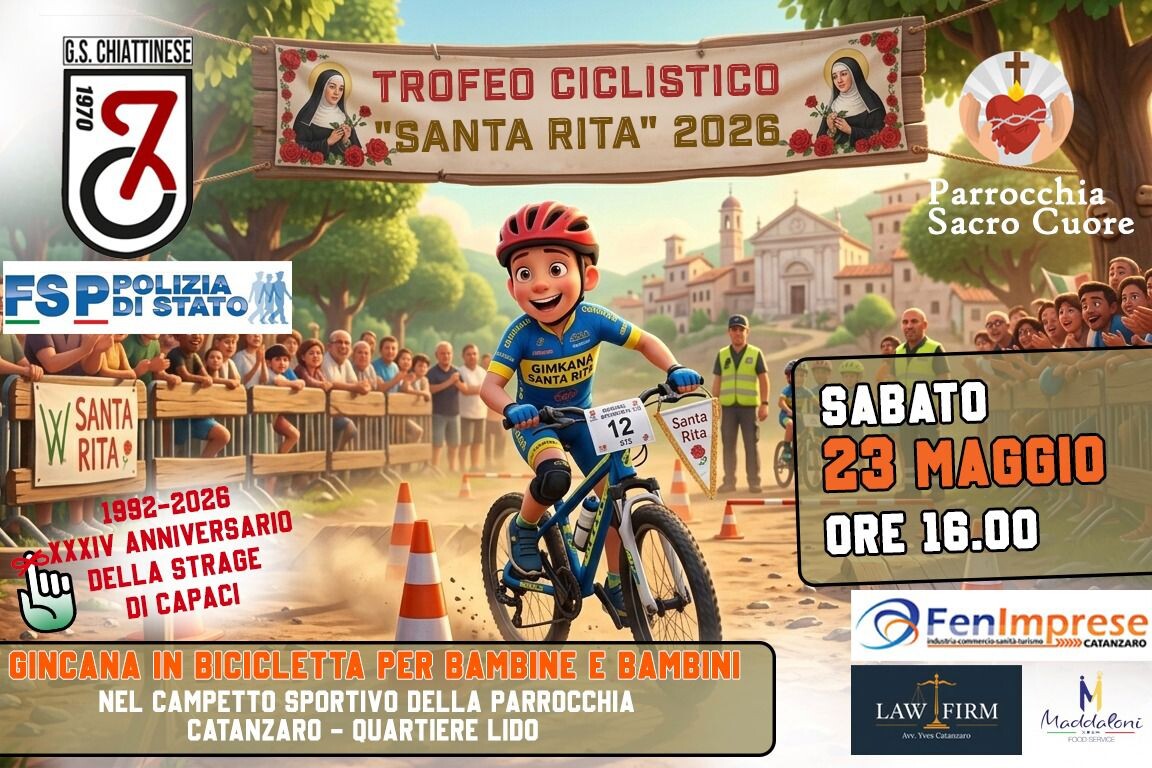 images Domani a Catanzaro Lido il “Trofeo Ciclistico Santa Rita” nel ricordo di Falcone e degli uomini della scorta