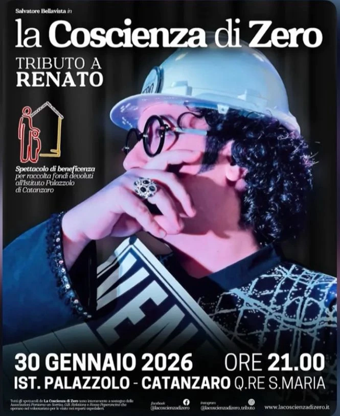 "La coscienza di Zero", all'Istituto Palazzolo di Catanzaro lo spettacolo di beneficenza 