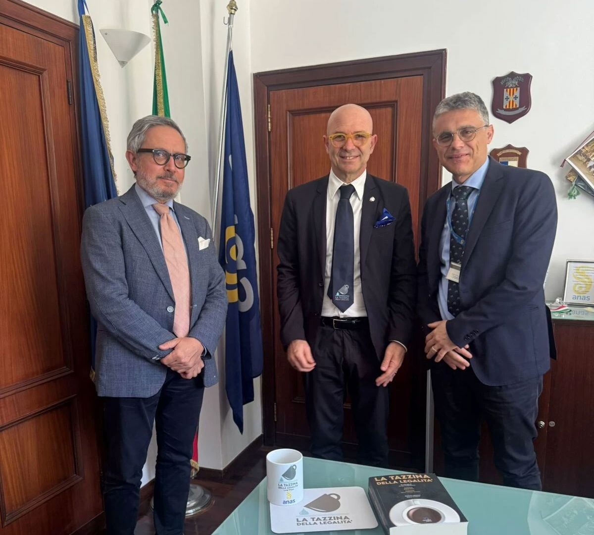 Catanzaro, la Tazzina della Legalità incontra ANAS Calabria: Ponte Bisantis al centro del confronto images Catanzaro, la Tazzina della Legalità incontra ANAS Calabria: Ponte Bisantis al centro del confronto