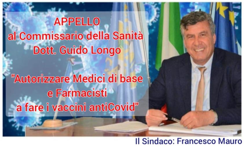 images Sellia Marina. Il sindaco Mauro a Longo: "Consenti ai medici di base di vaccinare altre categorie e coinvolgere i farmacisti"