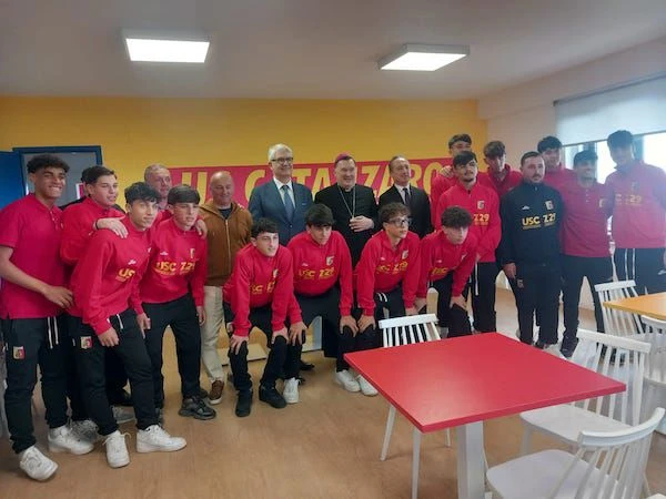 Us Catanzaro 1929, benedetti i locali ristrutturati del settore giovanile, Noto: "In Calabria mancava una foresteria così"