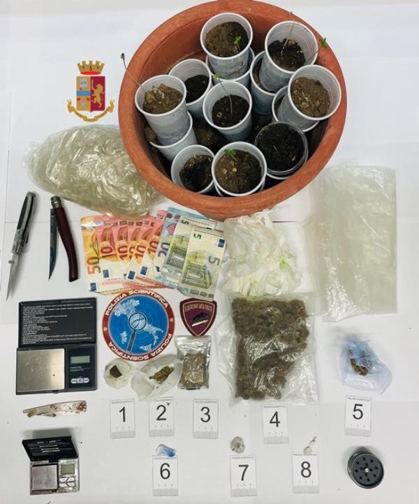 images Catanzaro. Produce e spaccio stupefacenti nonostante sia ai domiciliari: arrestato un 26enne