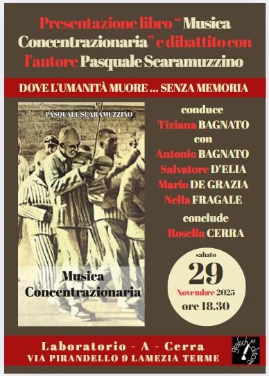 images “Musica concentrazionaria”, a Lamezia la presentazione del saggio di Pasqualino Scaramuzzino