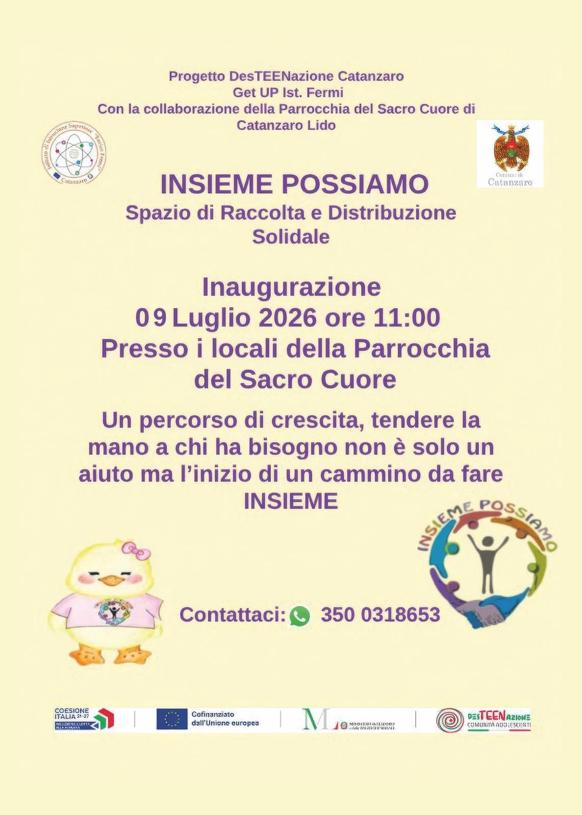 "Insieme Possiamo": nasce a Catanzaro uno spazio di raccolta e distribuzione solidale