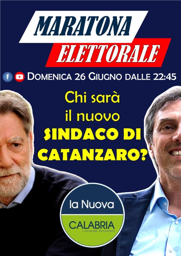 Ballottaggio Catanzaro, dalle 22,45 la maratona elettorale de "La Nuova Calabria" images Ballottaggio Catanzaro, dalle 22,45 la maratona elettorale de "La Nuova Calabria"