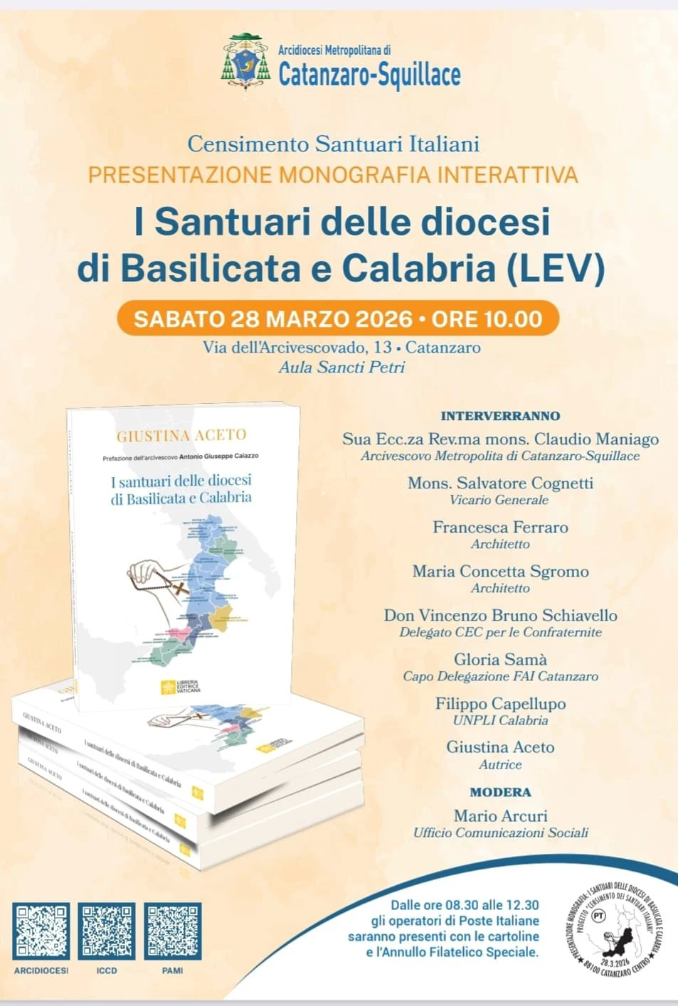 A Catanzaro la presentazione della prima monografia interattiva “I santuari delle diocesi di Basilicata e Calabria 