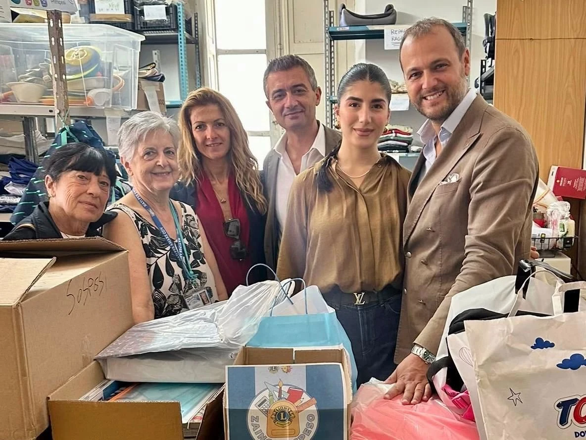 “Zaino Sospeso”, conclusa la raccolta solidale dei Lions Catanzaro Host: il materiale a Nati per Amare