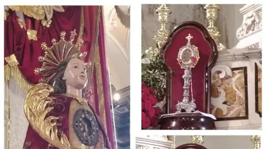 images San Pantaleone a Montauro, i fedeli si riuniscono per la liquefazione del sangue del Patrono