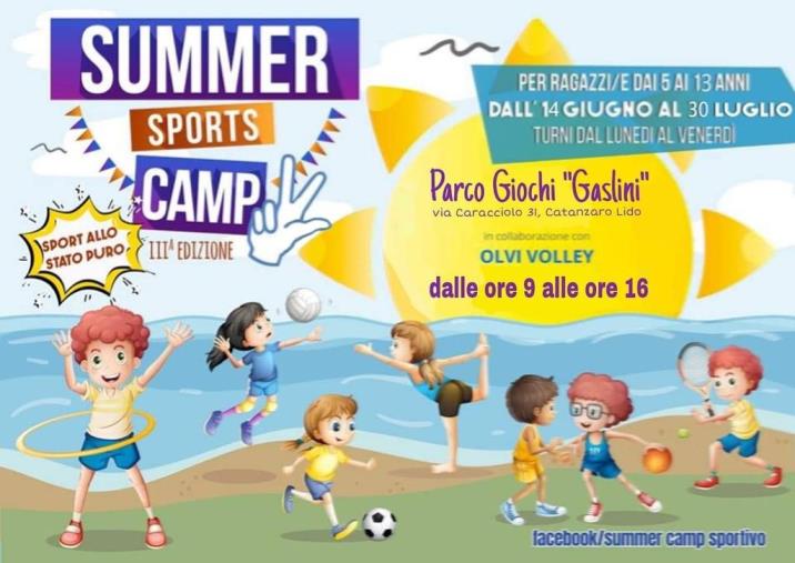 images Catanzaro. Volley, soccer, fitness e tanto altro: aperte le iscrizioni al nuovo Campus di Parco Gaslini "Summer sport's camp"