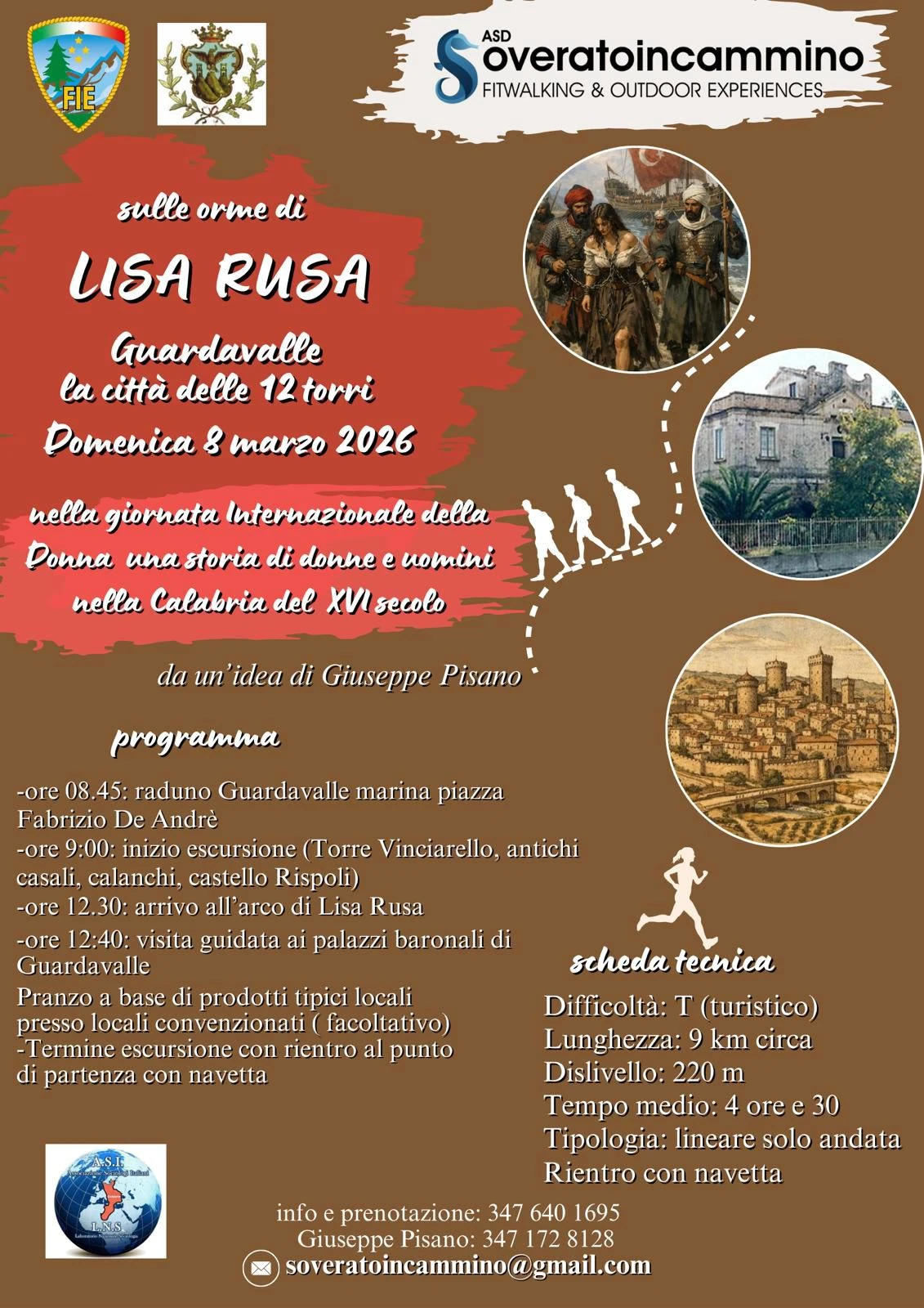 "Sulle orme di Lisa Rusa": con SoveratoinCammino una camminata per la Giornata della donna 