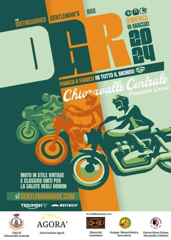 images Solidarietà ed eleganza su 2 ruote a Chiaravalle con il "Distinguished Gentleman's Ride"