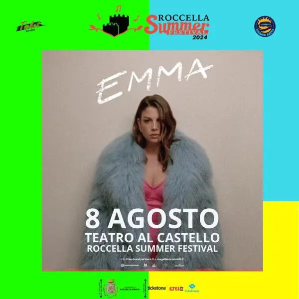 images Roccella Summer Festival e Tirreno Festival, arriva Emma: live il 7 agosto a Diamante e l’8 agosto a Roccella