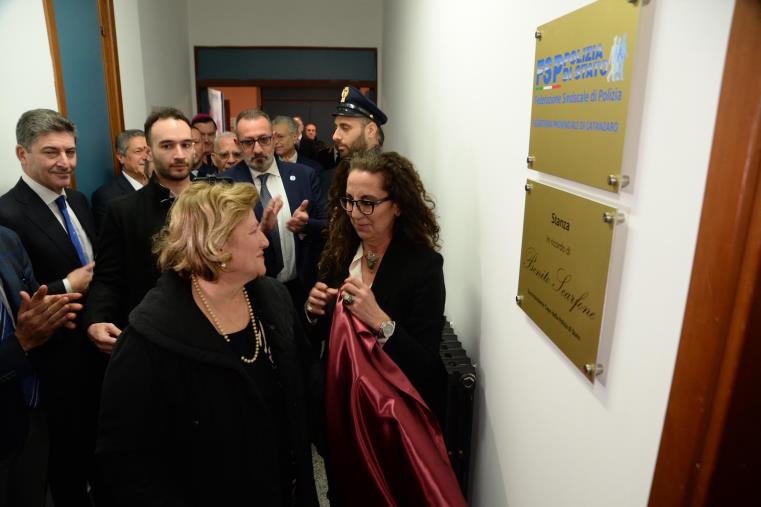 images Dedicata a Benito Scarfone la sede provinciale di Fsp: presente il Capo della Polizia

