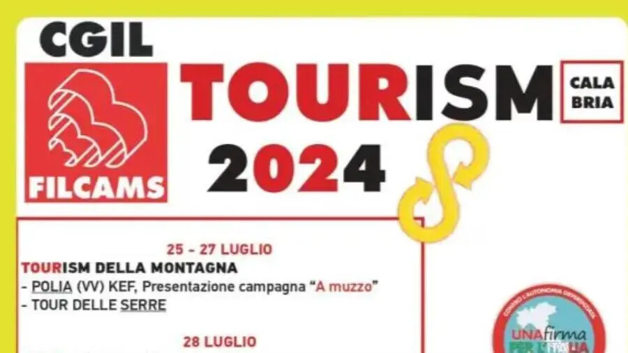 images Al via TOURism 2024, l'iniziativa Filcams CGIL Calabria tra i luoghi del turismo